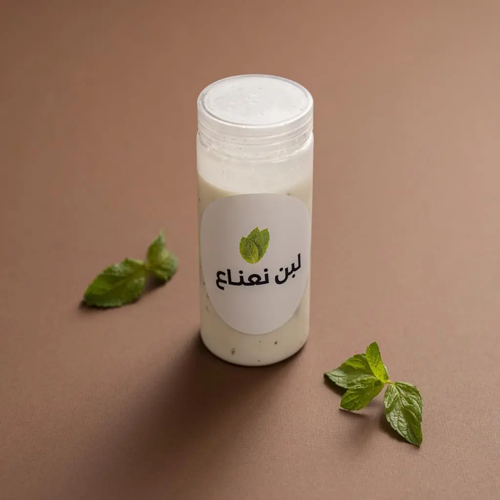 لبن بالنعناع